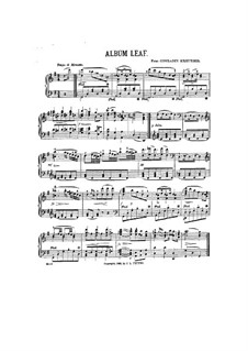 Albumblatt: Albumblatt by Konradin Kreutzer