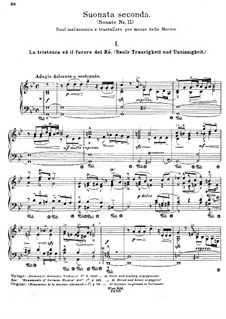 Musikalische Vorstellungen einiger biblischen Historien in sechs Sonaten: Sonate Nr.2 in g-Moll. Version für Klavier by Johann Kuhnau