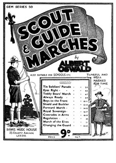 Scout Marches for Piano: Scout Marches for Piano by Albert H. Oswald