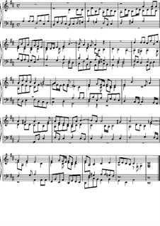 Fuge in D-Dur von J. Pachelbel - Noten auf MusicaNeo