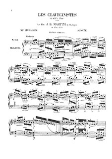 Sonate für Cembalo (oder Klavier) in C-Dur: Sonate für Cembalo (oder Klavier) in C-Dur by Giovanni Battista Martini