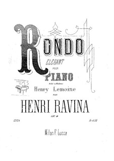 Rondo elegant, Op.4: Rondo elegant by Jean-Henri Ravina