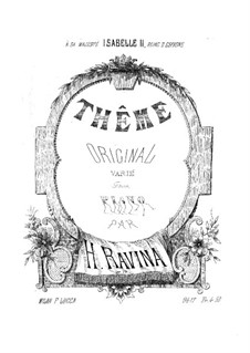 Theme Original, Op.23: Theme Original by Jean-Henri Ravina