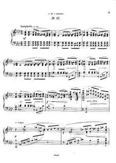Fünfundzwanzig Präludien, Op.64: Nr.17-25 by César Cui
