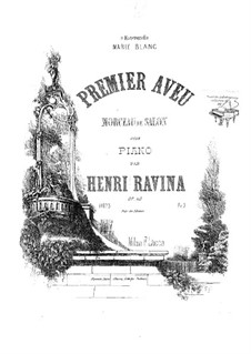Premier Aveu, Op.40: Premier Aveu by Jean-Henri Ravina