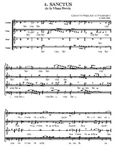 Missa Brevis: Sanctus by Giovanni da Palestrina