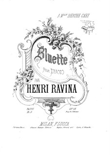 Bluette (a-moll), Op.56: Bluette (a-moll) by Jean-Henri Ravina