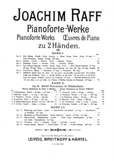 Drei Charakterstücke, Op.2: Vollsammlung by Joachim Raff