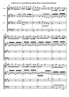 Violinkonzert in G-Dur: Violinkonzert in G-Dur by Johann Ernst von Sachsen-Weimar