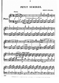 Kleines Scherzo: Kleines Scherzo by Ernst Perabo