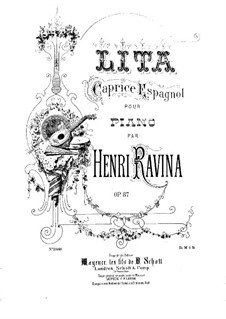 Lita (Caprice espagnol), Op.87: Lita (Caprice espagnol) by Jean-Henri Ravina
