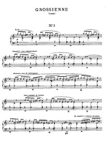 No.3: Für Klavier by Erik Satie