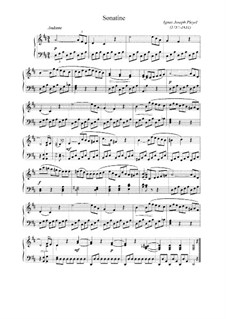 Sonatine in D-Dur: Sonatine in D-Dur by Ignaz Pleyel