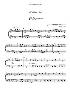 Cembalosuite in D-Dur, RCT 3: La joyeuse by Jean-Philippe Rameau