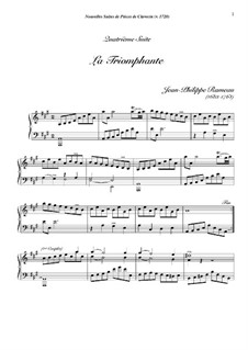 Cembalosuite in a-Moll, RCT 5: La triomphante by Jean-Philippe Rameau