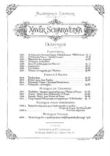 Zwei Walzer, Op.44: Walzer Nr.1 by Xaver Scharwenka