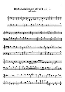 Sonate Nr.1: Teil III by Ludwig van Beethoven