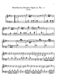 Sonate Nr.1: Teil I by Ludwig van Beethoven