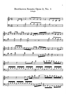Sonate Nr.1: Teil II by Ludwig van Beethoven