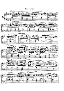 Karneval, Op.9: Nr.5 Eusebius by Robert Schumann
