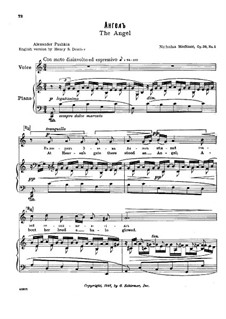 Sechs Gedichte nach Pushkin, Op.36: Vollsammlung by Nikolai Medtner