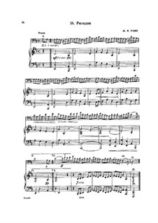 Rigaudon: Für Cello und Klavier by Jean-Philippe Rameau