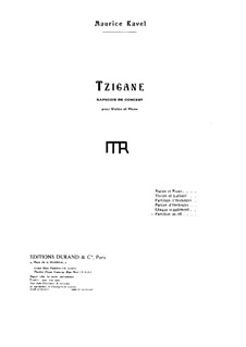 Zigeuner-Rhapsodie, M.76: Für Violine und Orchester by Maurice Ravel