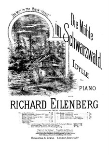 Die Mühle im Schwarzwald, Op.52: Für Klavier by Richard Eilenberg