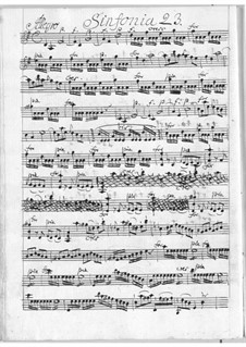 Sinfonia in D-Dur für Streicher: Sinfonia in D-Dur für Streicher by Antonio Filtz