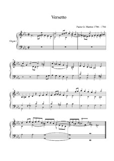 Versetto in C Minor: Versetto in C Minor by Giovanni Battista Martini