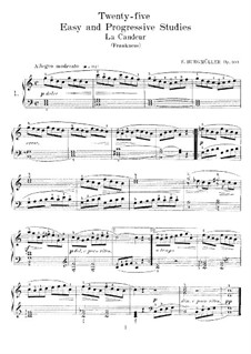 Vollständiger Satz: Für Klavier by Johann Friedrich Burgmüller