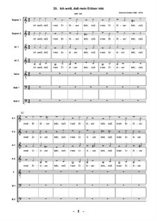 Geistliche Chormusik, Op.11: Nr.25 Ich weiss, dass mein Erlöser lebt, SWV 393 by Heinrich Schütz