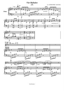 Four Ballads: Nr.2 by Lev Zemlinski