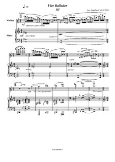 Four Ballads: Nr.3 by Lev Zemlinski