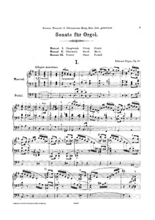 Sonate für Orgel, Op.28: Sonate für Orgel by Edward Elgar