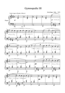 Nr.3: Für Klavier by Erik Satie