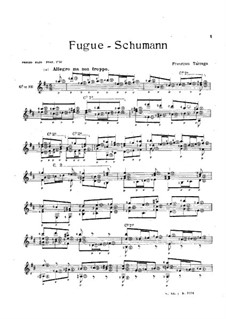 Fuge in D-Dur: Fuge in D-Dur by Robert Schumann