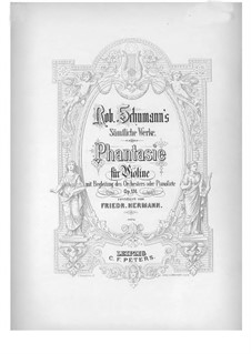 Fantasie in C-Dur, Op.131: Solostimme by Robert Schumann