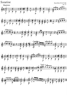 Drei Sonaten für Gitarre, Op.22: Sonate Nr.1 by Leonhard von Call