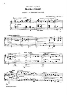 Drei Stücke. Nr.3 In der Höhe, Op.98: Drei Stücke. Nr.3 In der Höhe by Erkki Melartin