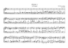 Fuge Nr.1 in D-Dur für: Fuge Nr.1 in D-Dur by Johann Vanhal