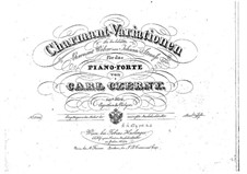 Variations sur la valse Charmante de J. Strauss, Op.249: Variations sur la valse Charmante de J. Strauss by Carl Czerny