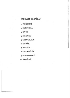 Tschechische Tänze II, T.112/2: No.1 Furiant by Bedřich Smetana