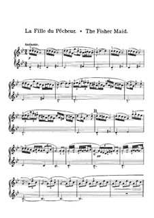 Ungarische Skizzen, Op.24: Nr.2 Der Fischermädchen – Klavierstimme I by Robert Volkmann
