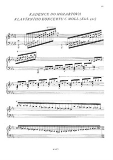 Kadenzen: Zu Konzert für Klavier und Orchester Nr.23 von Mozart by Bedřich Smetana
