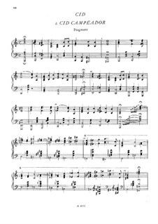 Cid: Fragment by Bedřich Smetana