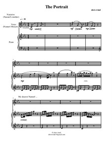 The Portrait: Klavierauszug mit Singstimmen by Chris Wind