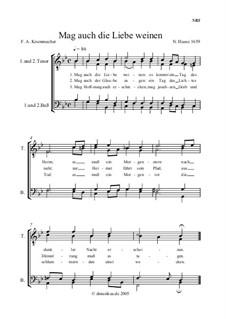 Mag auch die Liebe weinen von M. Hasse - Gratis-Download von MusicaNeo