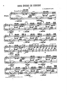 Zwei Konzertetüden für Klavier, Op.10: Nr.1 by Giovanni Sgambati