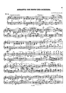 Andante und Scherzo, Op.10 No.4: Andante und Scherzo by Niels Wilhelm Gade